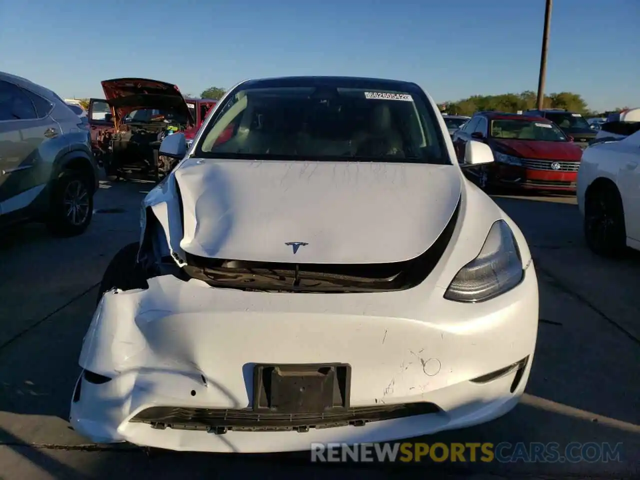 5 Photograph of a damaged car 7SAYGDEE4NF387349 TESLA MODEL Y 2022