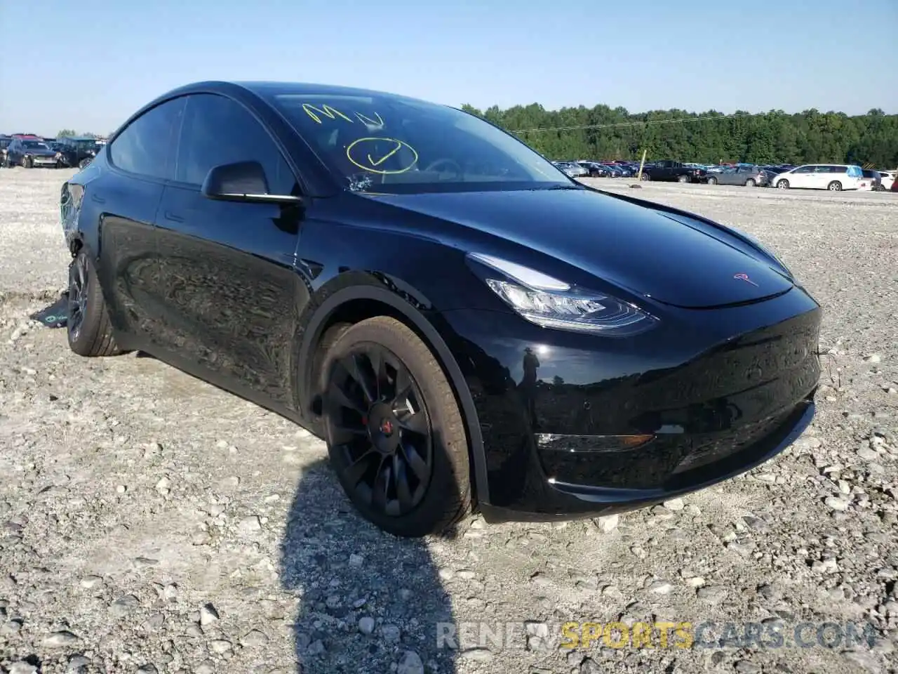 1 Photograph of a damaged car 7SAYGDEE4NF441703 TESLA MODEL Y 2022