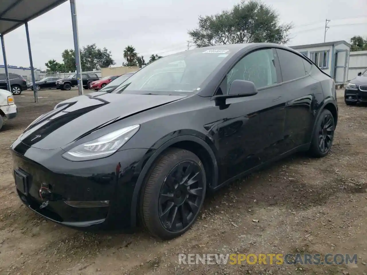 1 Фотография поврежденного автомобиля 7SAYGDEE4NF480954 TESLA MODEL Y 2022