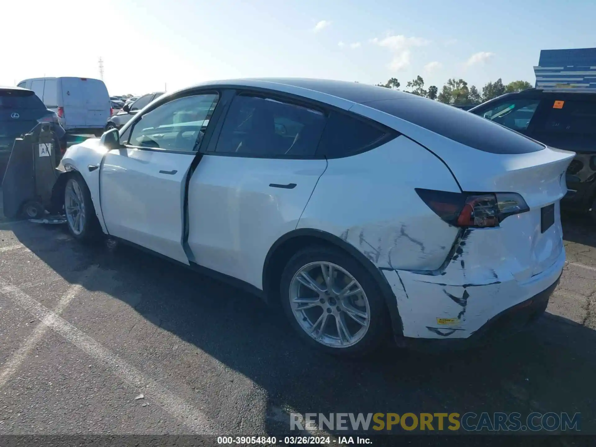 3 Photograph of a damaged car 7SAYGDEE4NF512088 TESLA MODEL Y 2022