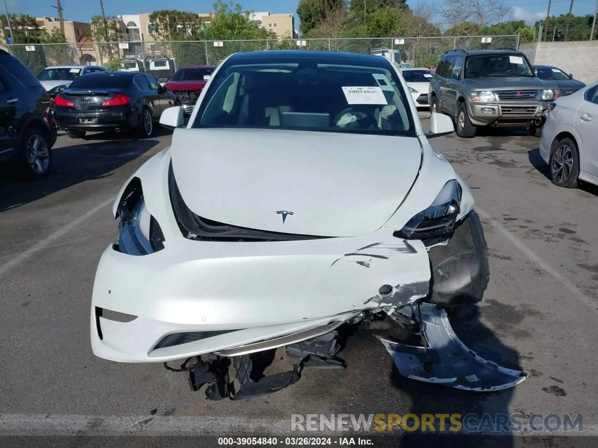 6 Photograph of a damaged car 7SAYGDEE4NF512088 TESLA MODEL Y 2022