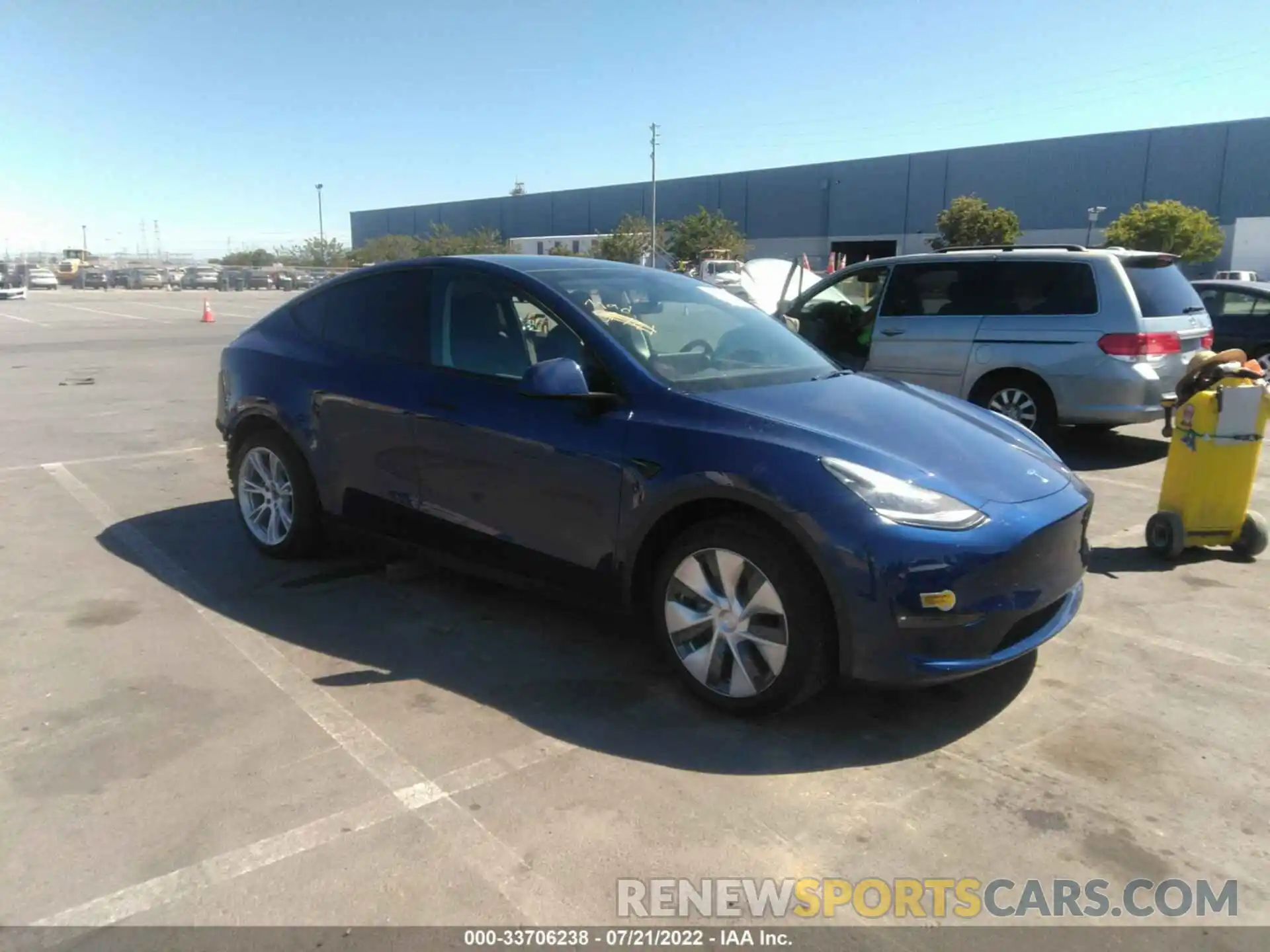 1 Photograph of a damaged car 7SAYGDEE5NF308061 TESLA MODEL Y 2022