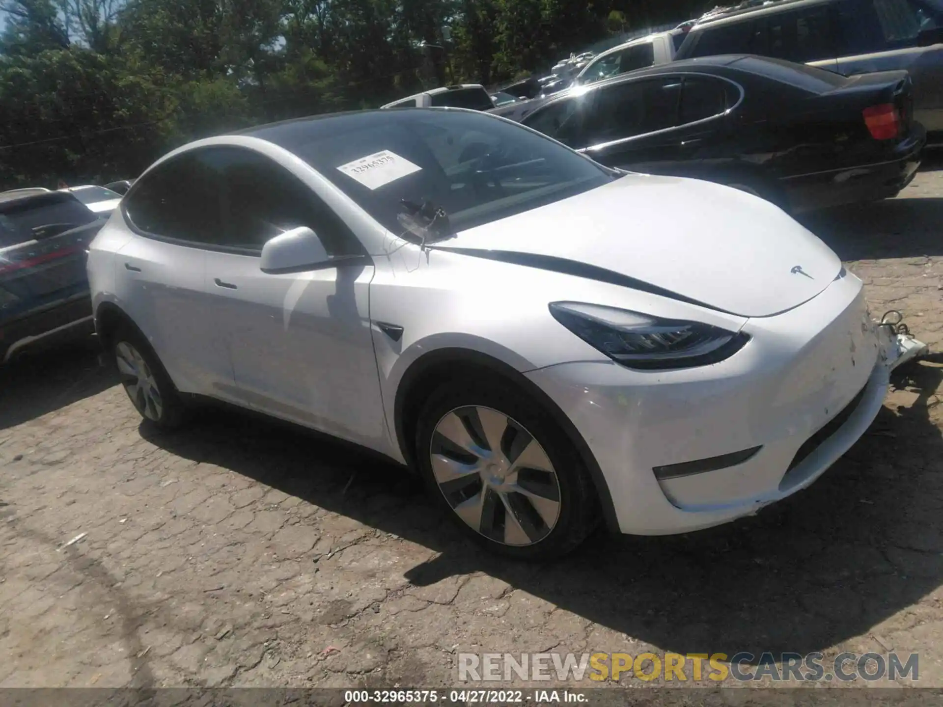 1 Photograph of a damaged car 7SAYGDEE5NF320534 TESLA MODEL Y 2022