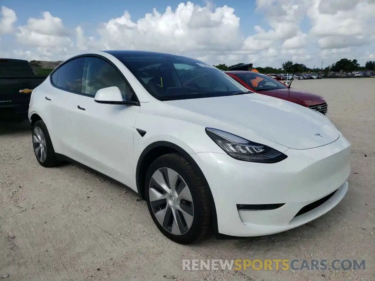 1 Photograph of a damaged car 7SAYGDEE5NF331503 TESLA MODEL Y 2022