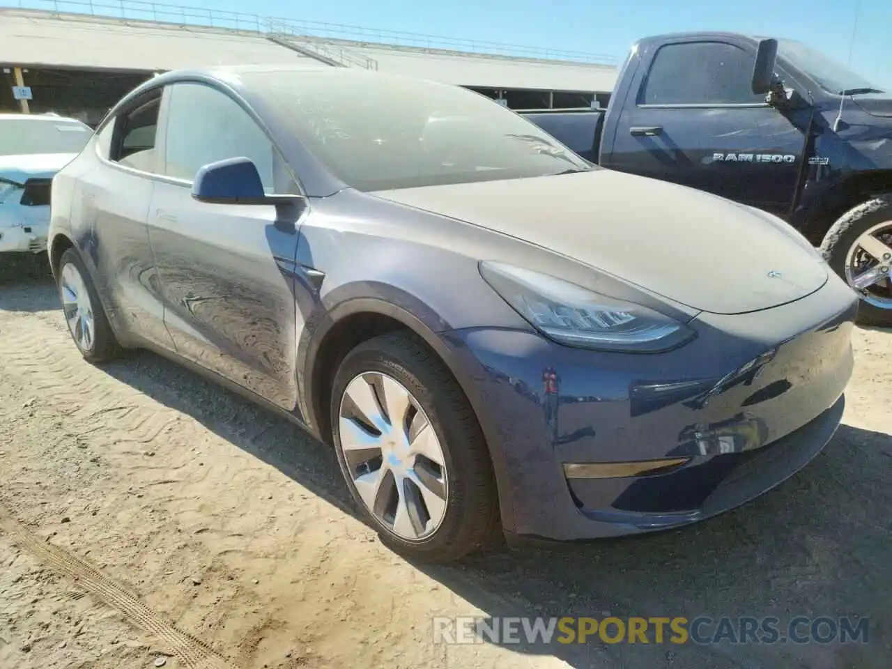 1 Photograph of a damaged car 7SAYGDEE5NF344882 TESLA MODEL Y 2022