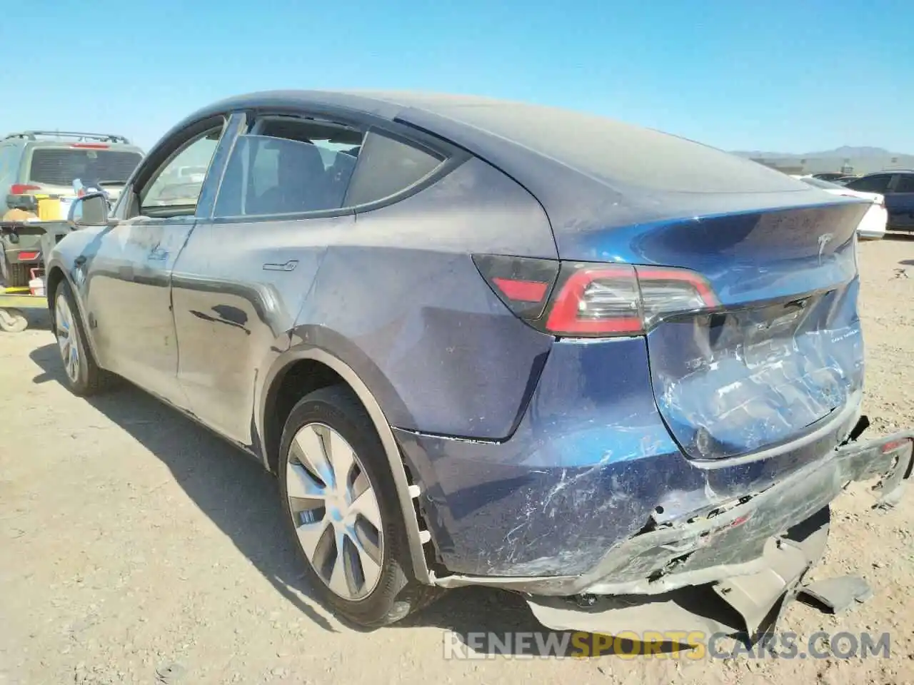 3 Photograph of a damaged car 7SAYGDEE5NF344882 TESLA MODEL Y 2022