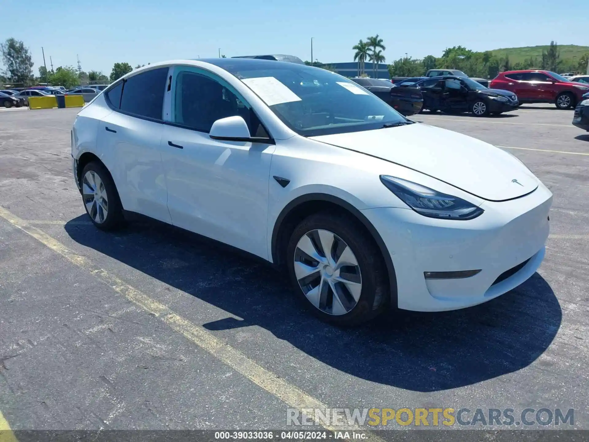 1 Photograph of a damaged car 7SAYGDEE5NF462205 TESLA MODEL Y 2022