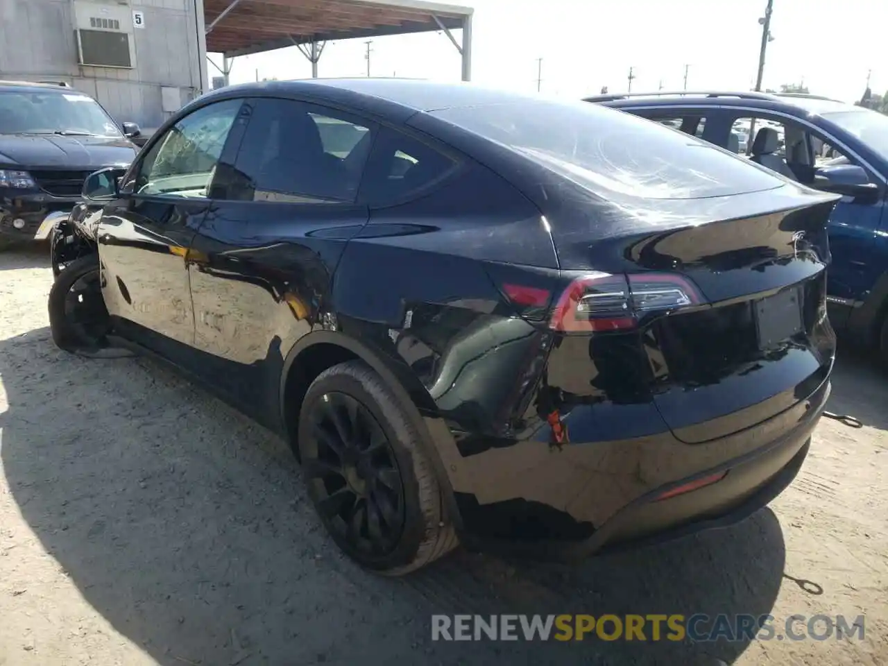 3 Photograph of a damaged car 7SAYGDEE5NF480123 TESLA MODEL Y 2022