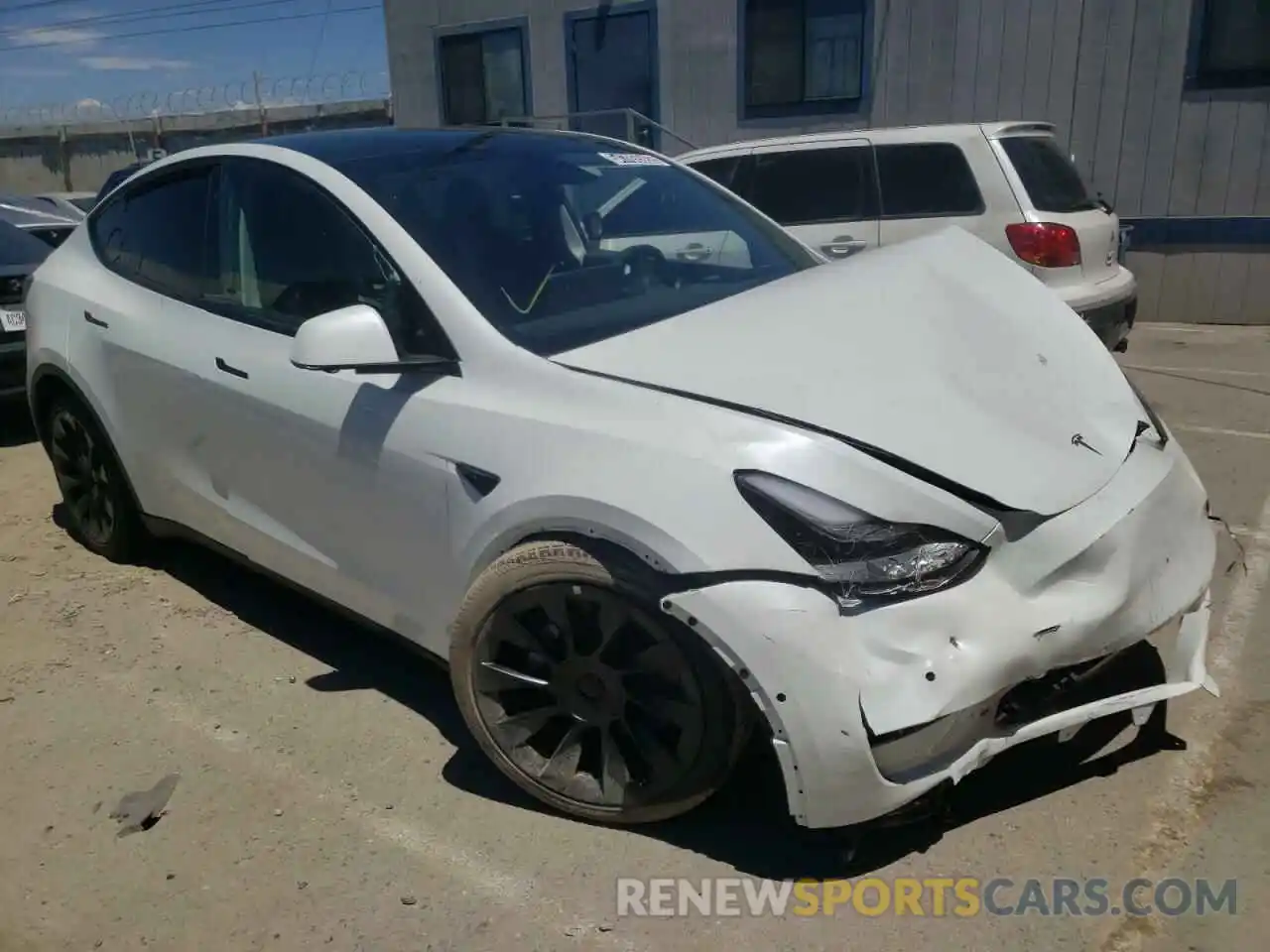 1 Photograph of a damaged car 7SAYGDEE5NF481661 TESLA MODEL Y 2022