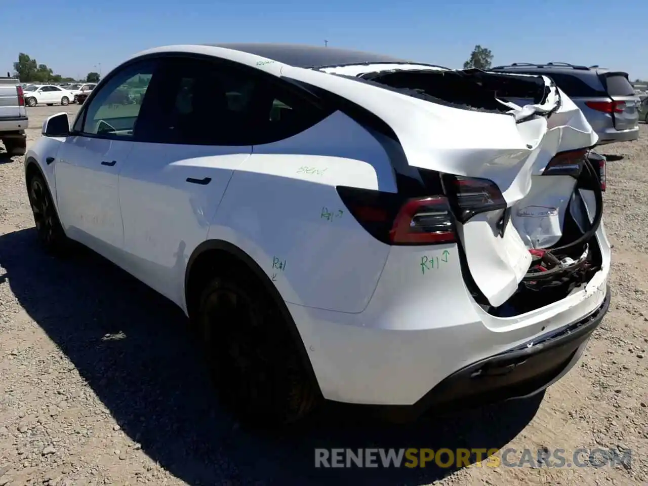 3 Photograph of a damaged car 7SAYGDEE5NF493552 TESLA MODEL Y 2022