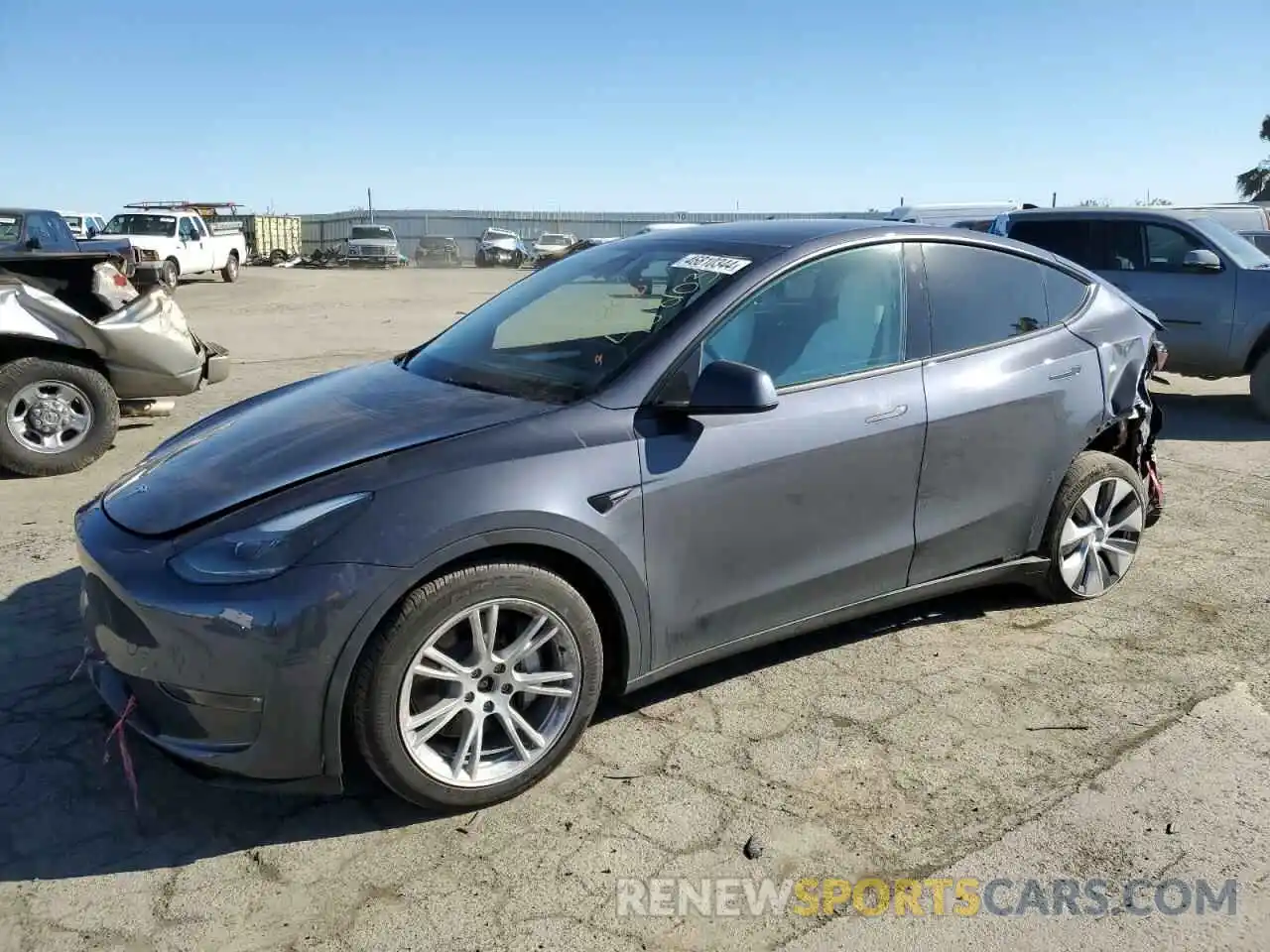 1 Photograph of a damaged car 7SAYGDEE5NF553071 TESLA MODEL Y 2022