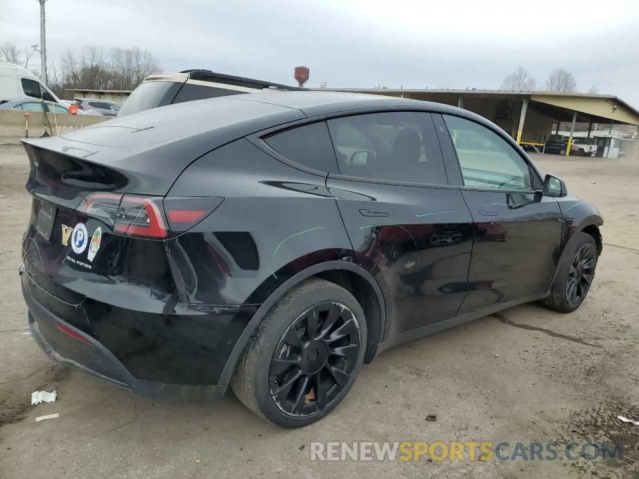 3 Photograph of a damaged car 7SAYGDEE6NF337133 TESLA MODEL Y 2022