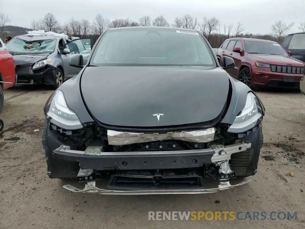 5 Photograph of a damaged car 7SAYGDEE6NF337133 TESLA MODEL Y 2022