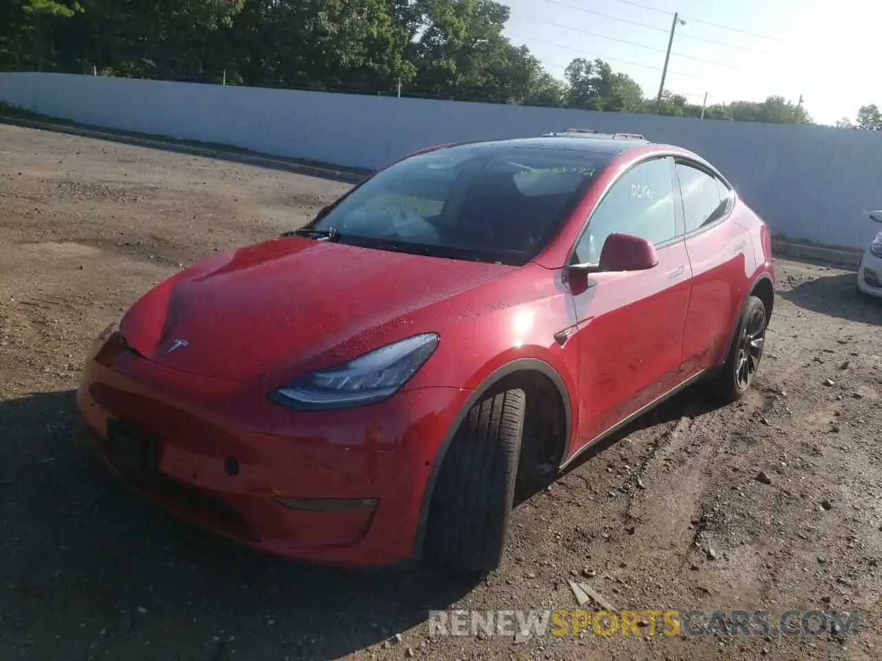 2 Photograph of a damaged car 7SAYGDEE6NF387529 TESLA MODEL Y 2022