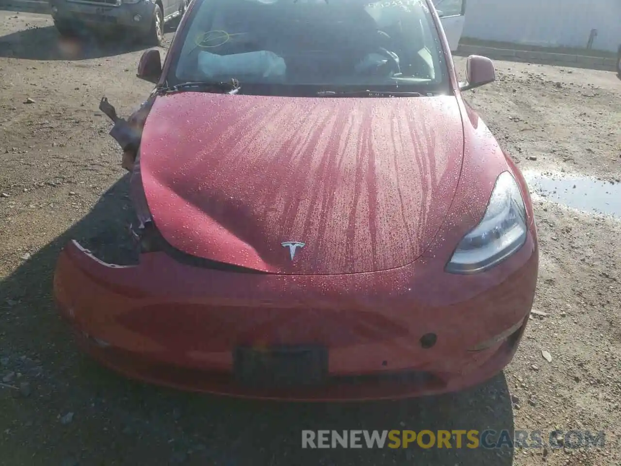 7 Photograph of a damaged car 7SAYGDEE6NF387529 TESLA MODEL Y 2022