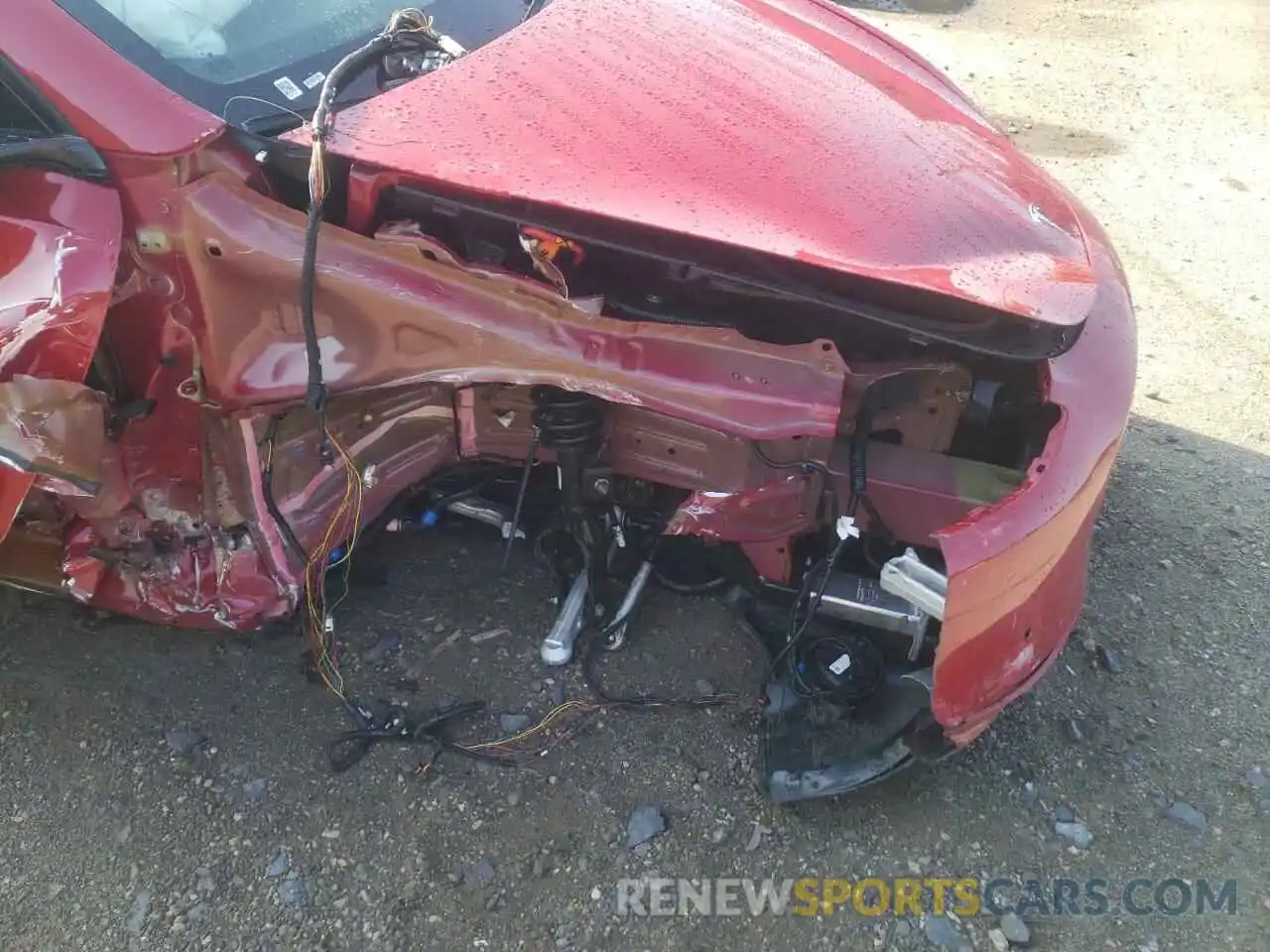 9 Photograph of a damaged car 7SAYGDEE6NF387529 TESLA MODEL Y 2022