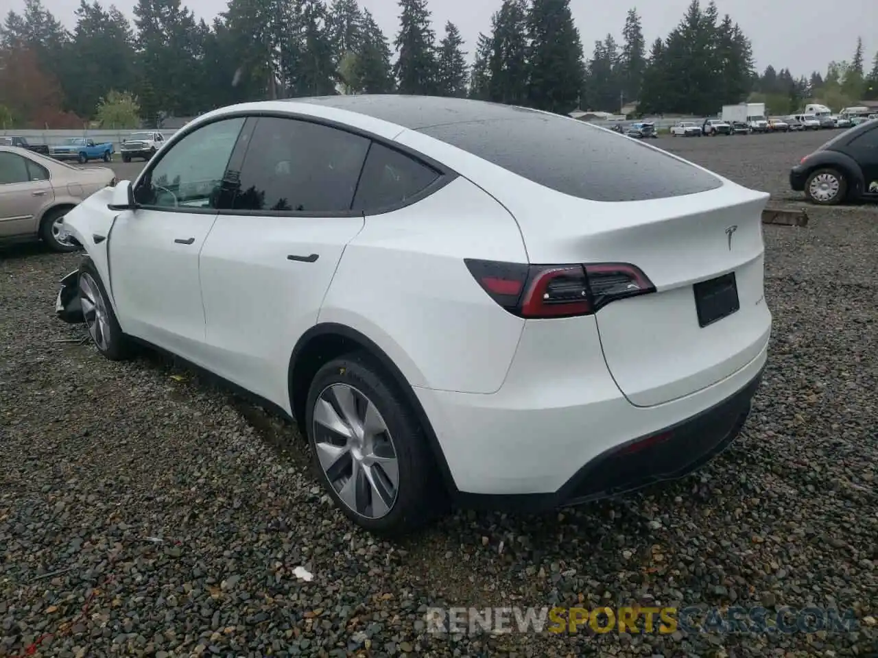 3 Photograph of a damaged car 7SAYGDEE6NF423445 TESLA MODEL Y 2022