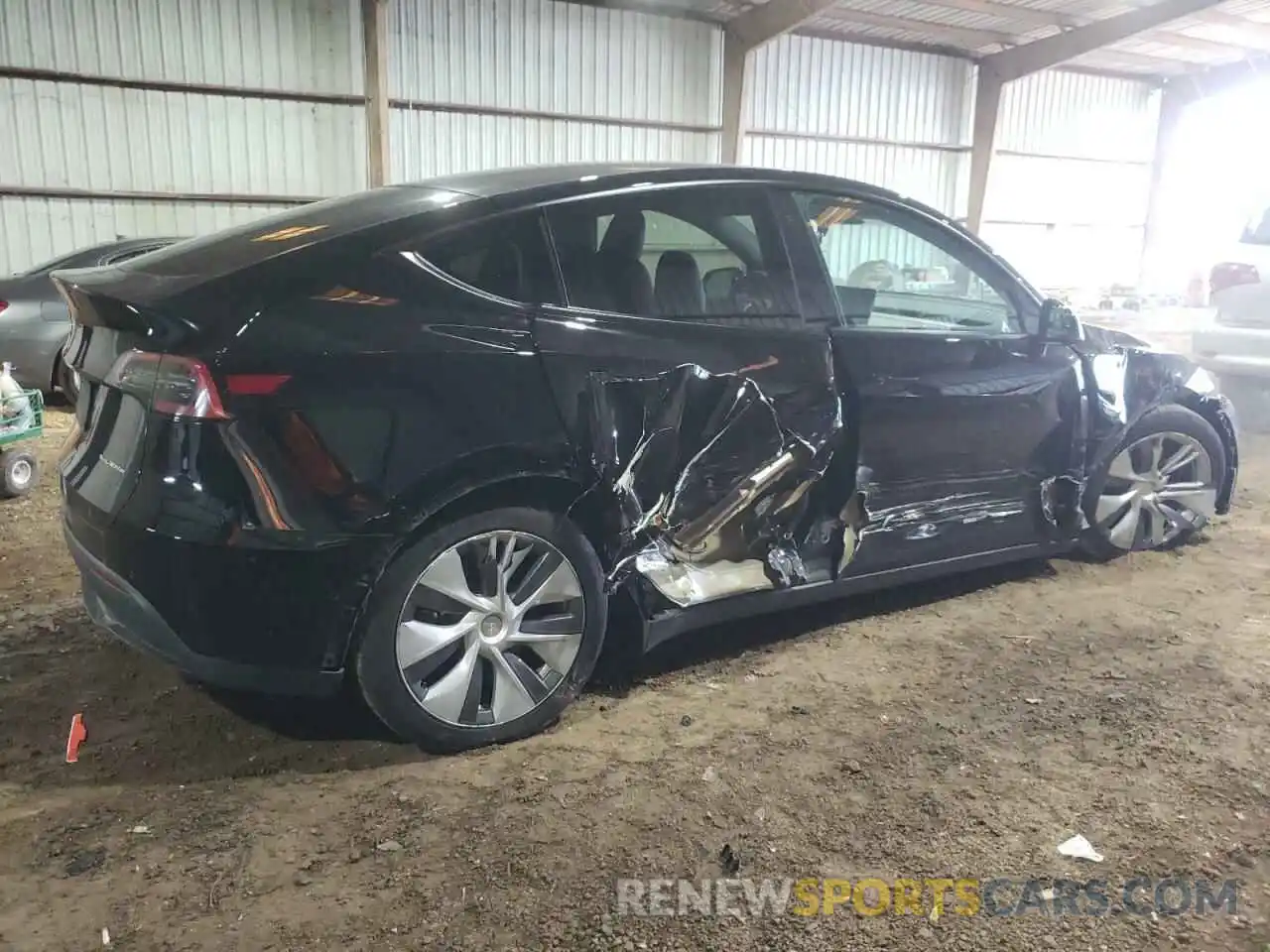 3 Photograph of a damaged car 7SAYGDEE7NA005070 TESLA MODEL Y 2022