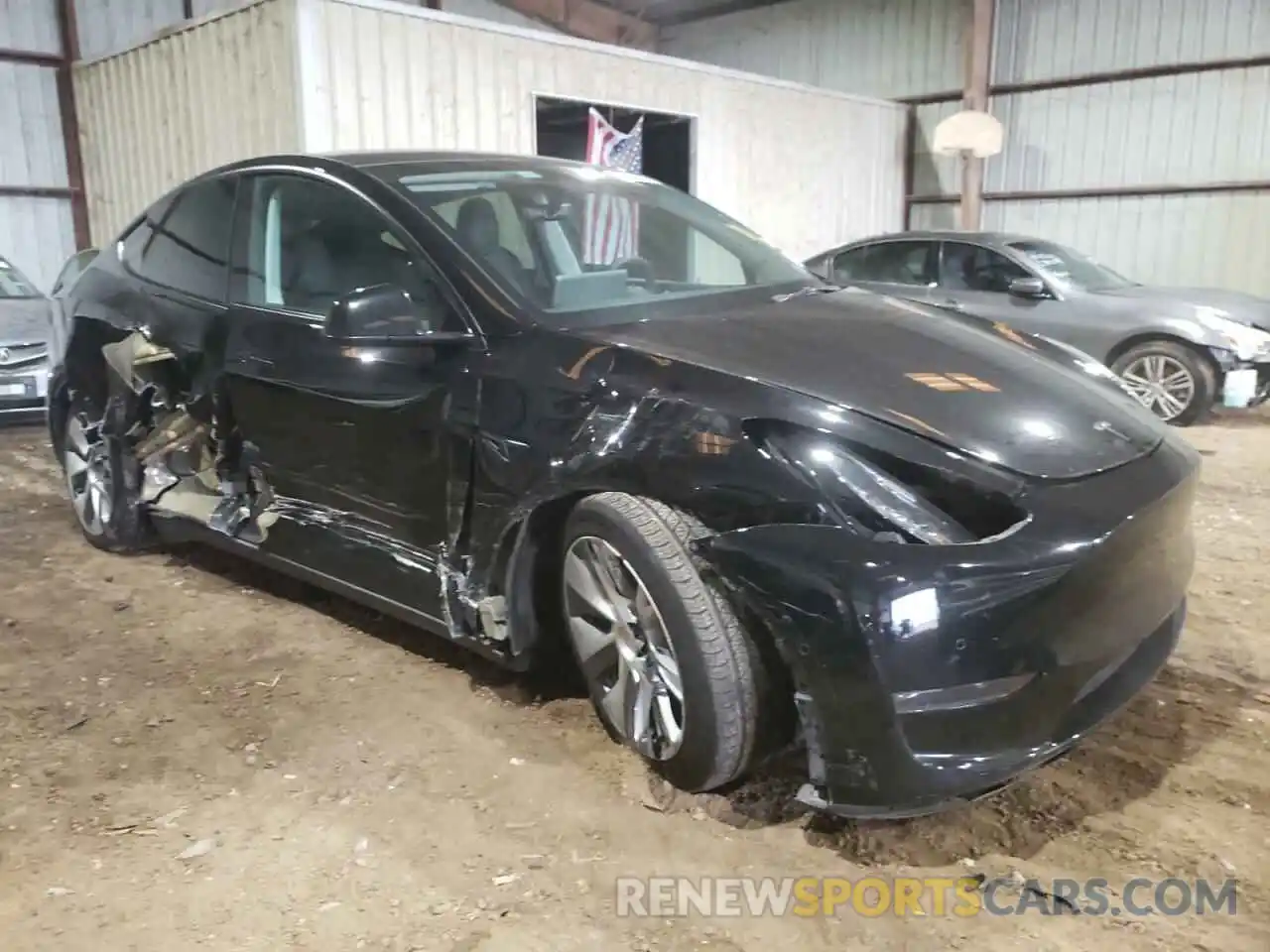 4 Photograph of a damaged car 7SAYGDEE7NA005070 TESLA MODEL Y 2022