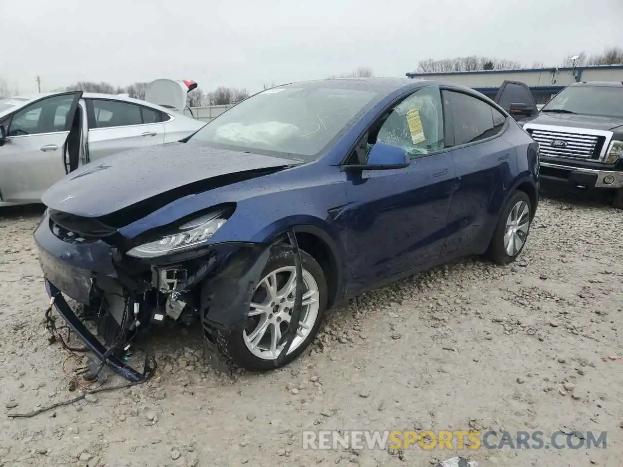 1 Photograph of a damaged car 7SAYGDEE7NF314962 TESLA MODEL Y 2022