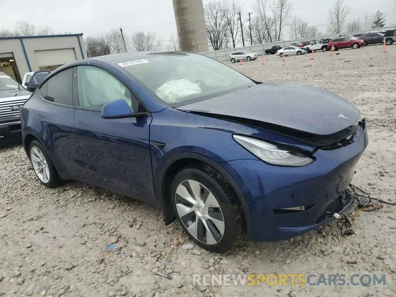 4 Фотография поврежденного автомобиля 7SAYGDEE7NF314962 TESLA MODEL Y 2022