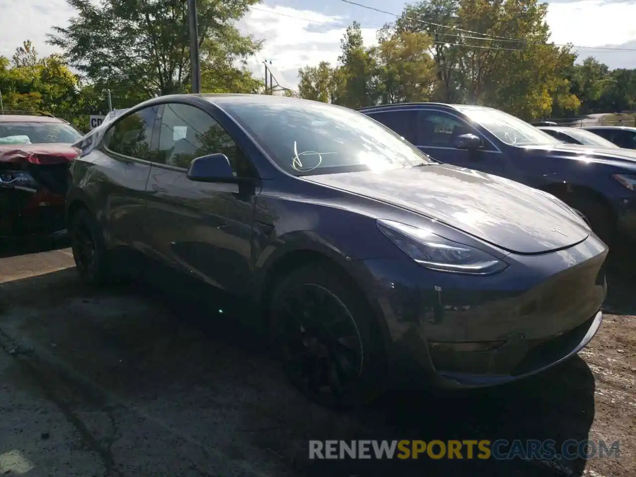 1 Photograph of a damaged car 7SAYGDEE7NF320910 TESLA MODEL Y 2022