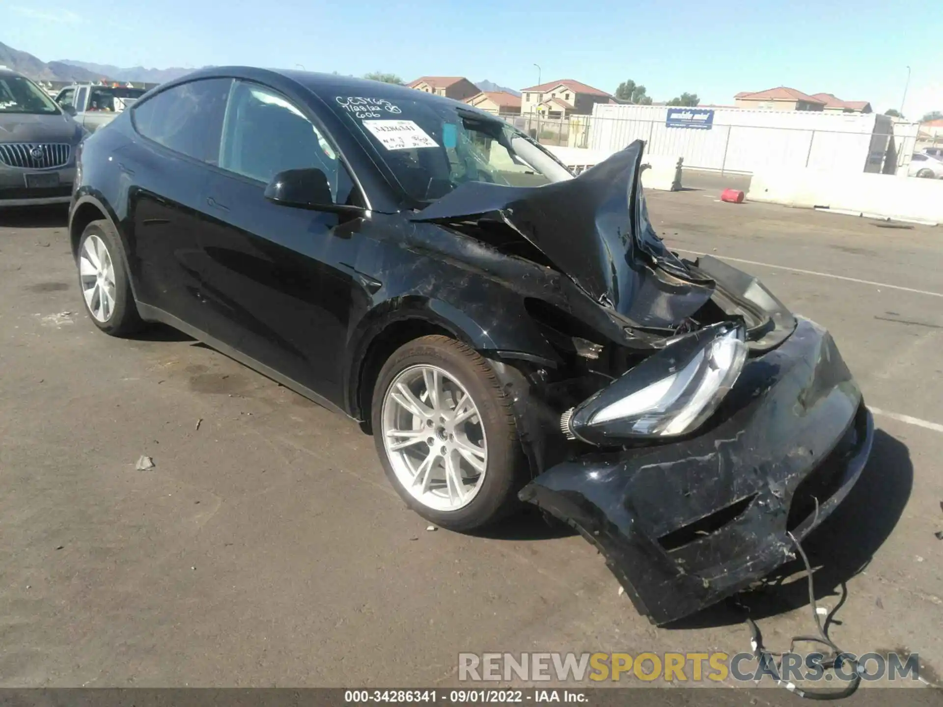 1 Photograph of a damaged car 7SAYGDEE7NF321362 TESLA MODEL Y 2022