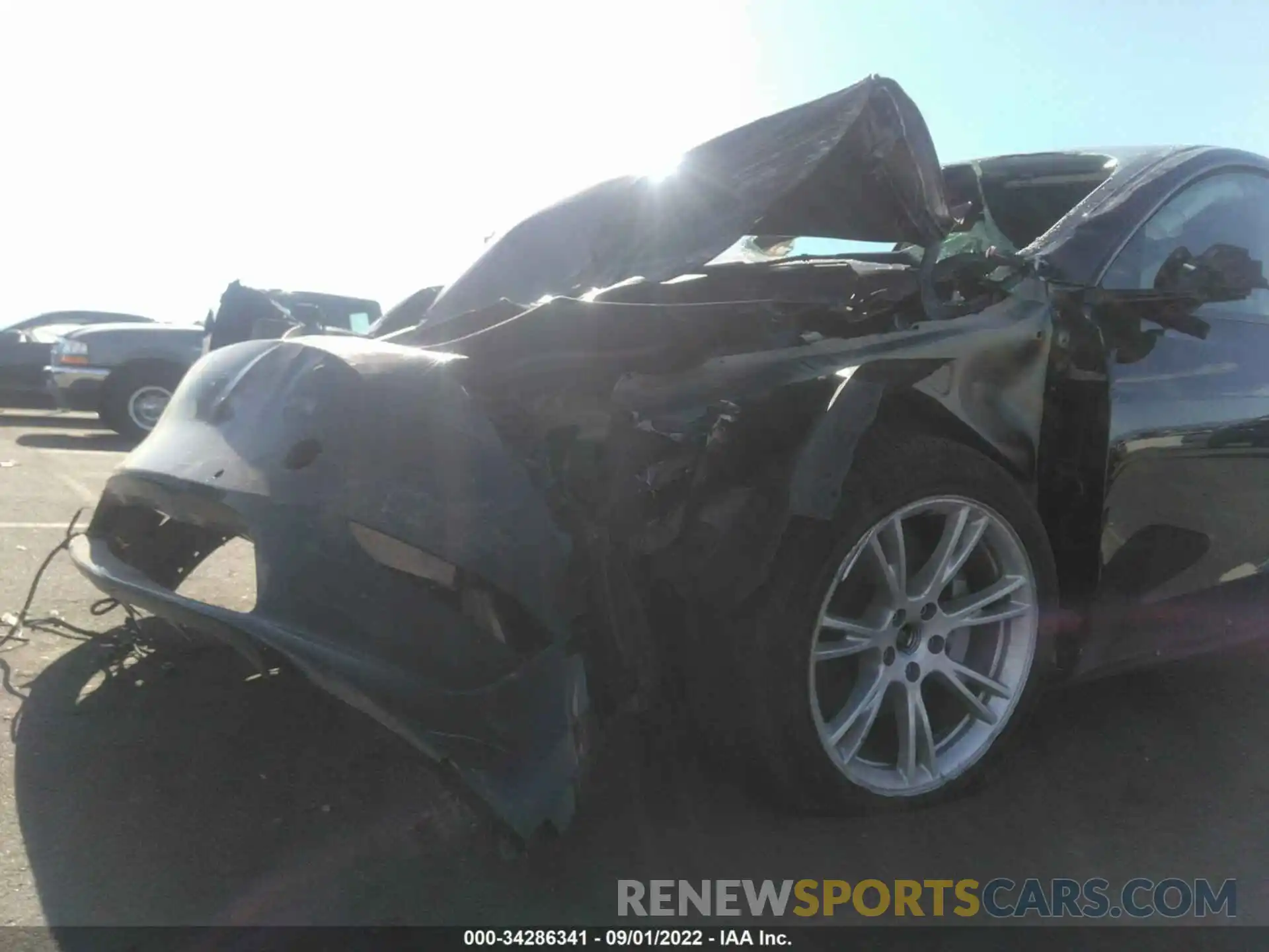 6 Photograph of a damaged car 7SAYGDEE7NF321362 TESLA MODEL Y 2022