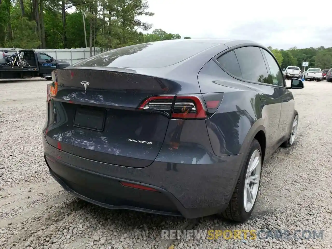 4 Фотография поврежденного автомобиля 7SAYGDEE7NF327887 TESLA MODEL Y 2022