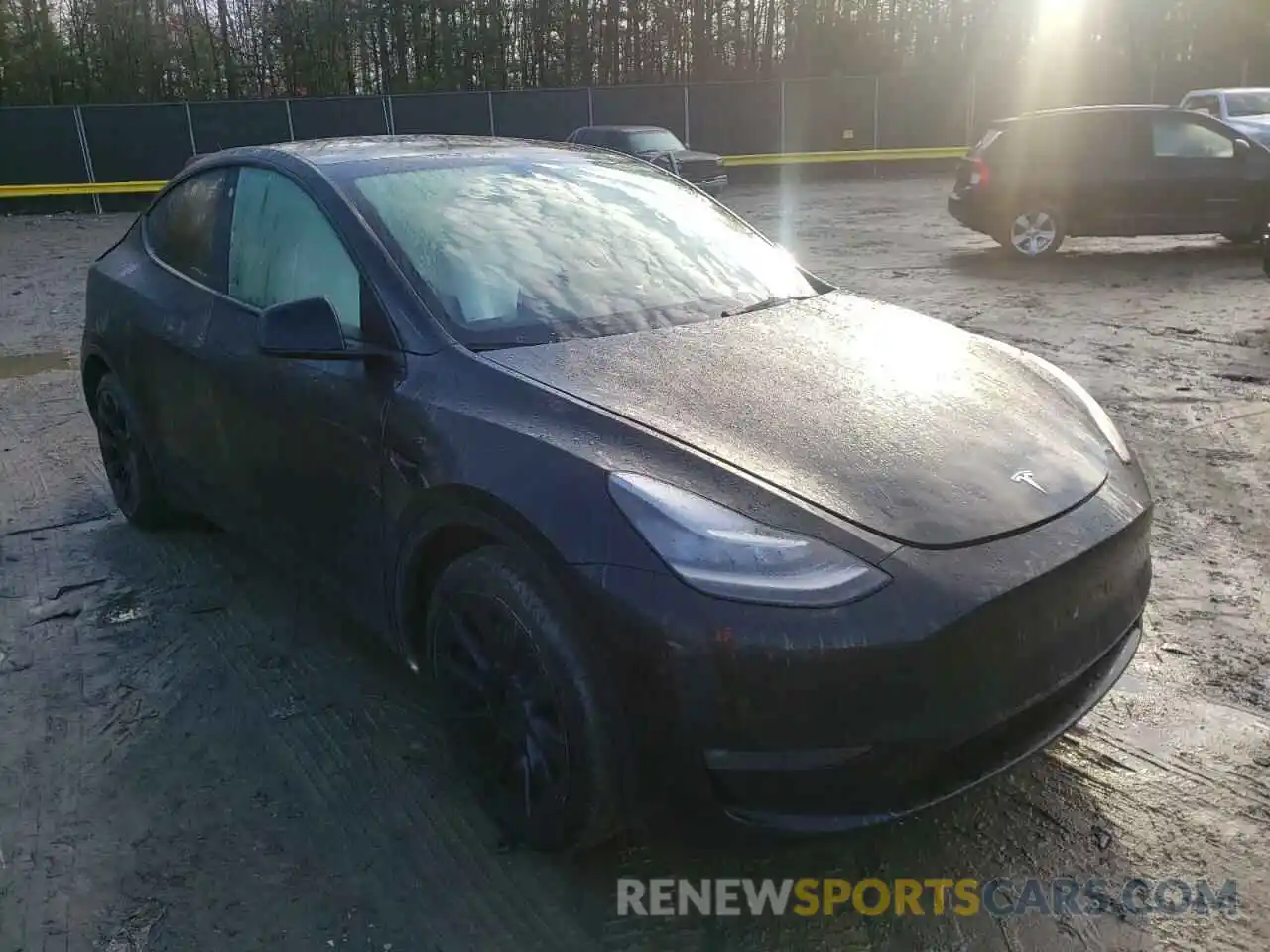 1 Photograph of a damaged car 7SAYGDEE7NF339781 TESLA MODEL Y 2022