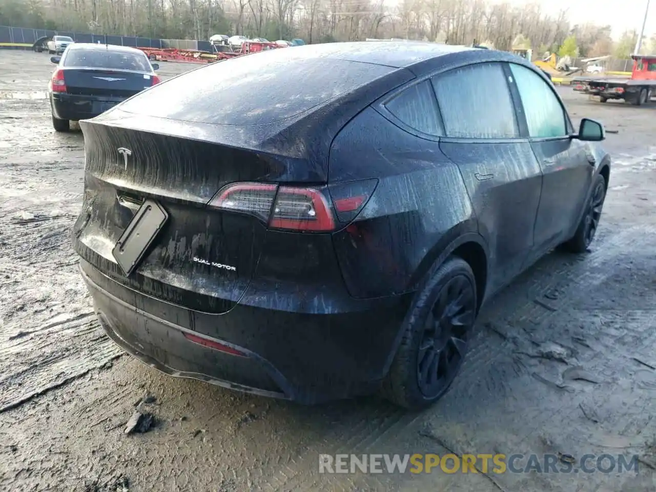 4 Photograph of a damaged car 7SAYGDEE7NF339781 TESLA MODEL Y 2022