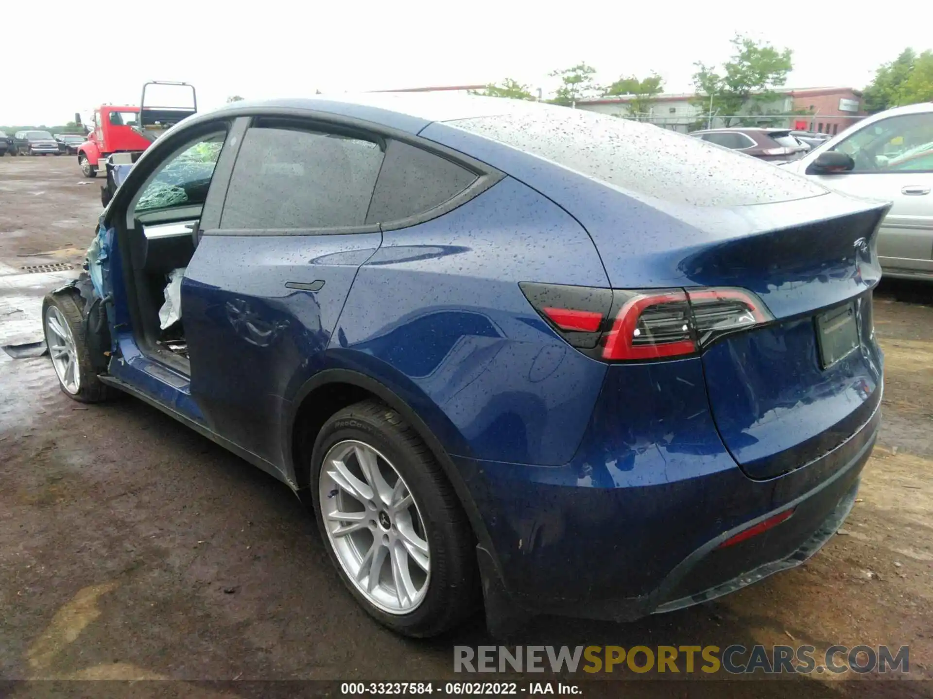 3 Photograph of a damaged car 7SAYGDEE7NF357066 TESLA MODEL Y 2022