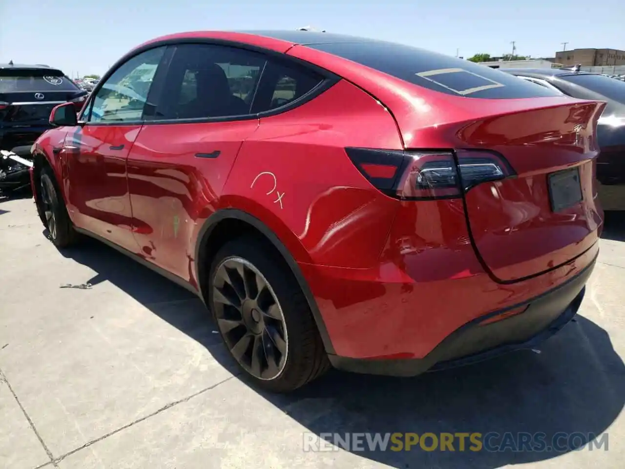 3 Photograph of a damaged car 7SAYGDEE7NF366852 TESLA MODEL Y 2022