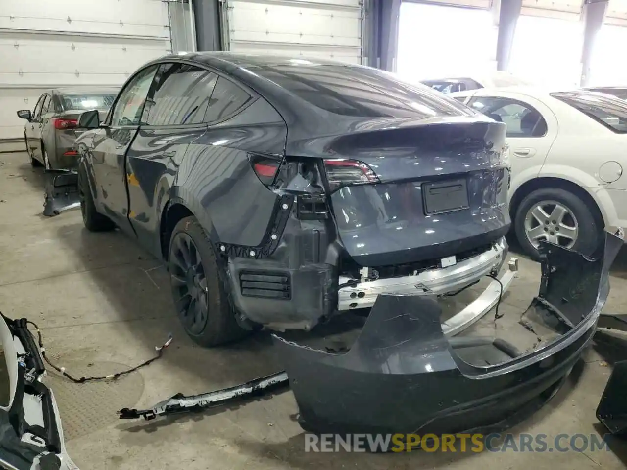 3 Photograph of a damaged car 7SAYGDEE7NF387362 TESLA MODEL Y 2022