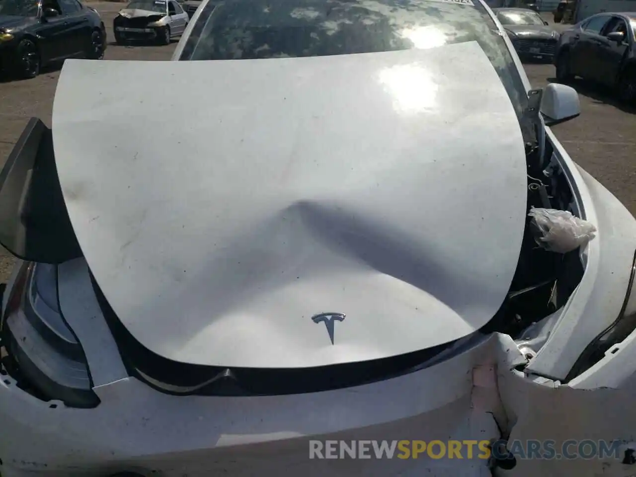 7 Photograph of a damaged car 7SAYGDEE7NF431893 TESLA MODEL Y 2022