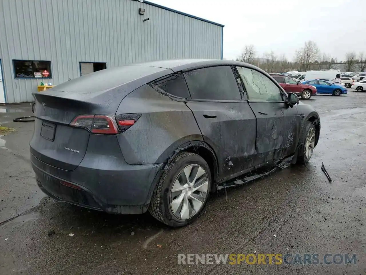 3 Photograph of a damaged car 7SAYGDEE7NF511856 TESLA MODEL Y 2022