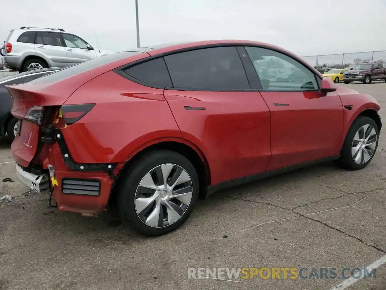 3 Photograph of a damaged car 7SAYGDEE8NA014893 TESLA MODEL Y 2022