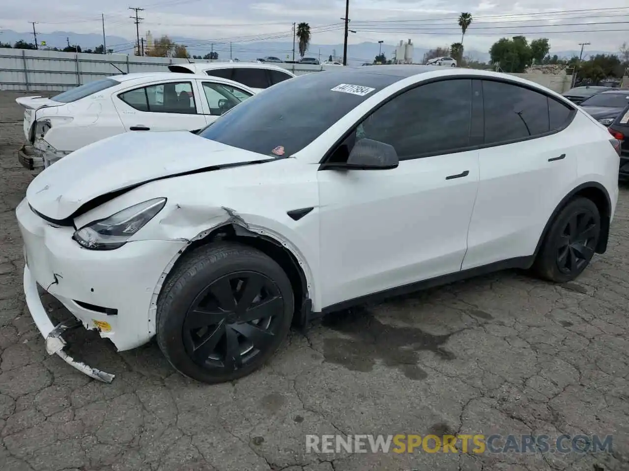 1 Photograph of a damaged car 7SAYGDEE8NF346593 TESLA MODEL Y 2022