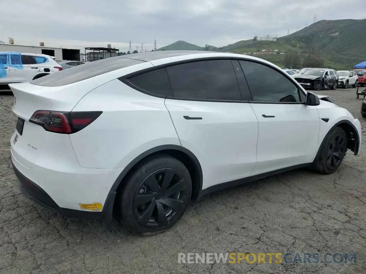 3 Photograph of a damaged car 7SAYGDEE8NF346593 TESLA MODEL Y 2022