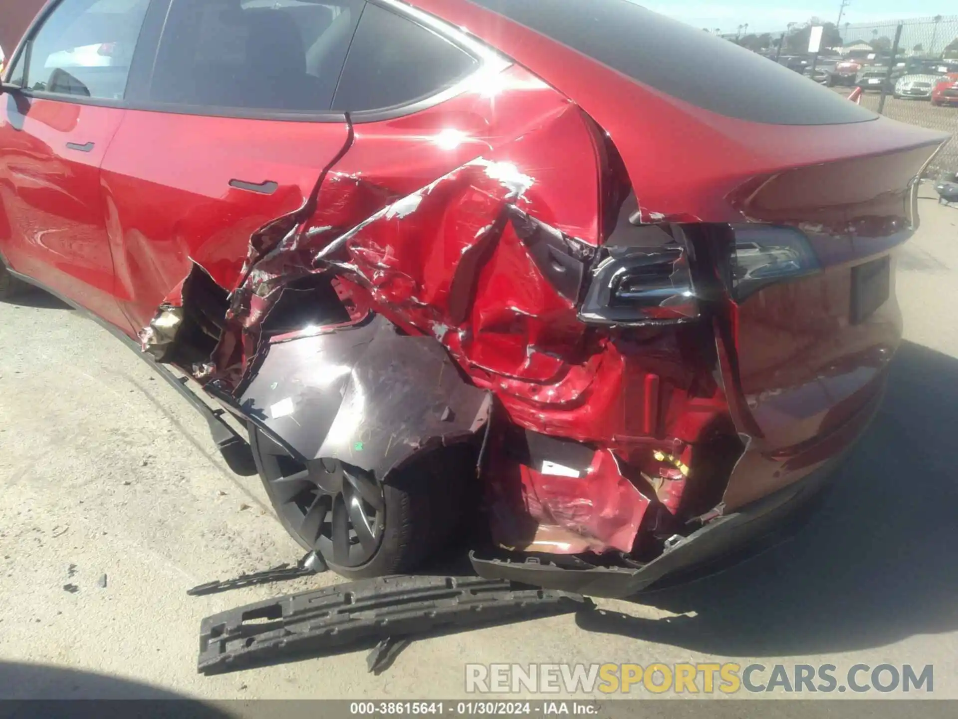 6 Photograph of a damaged car 7SAYGDEE8NF349980 TESLA MODEL Y 2022