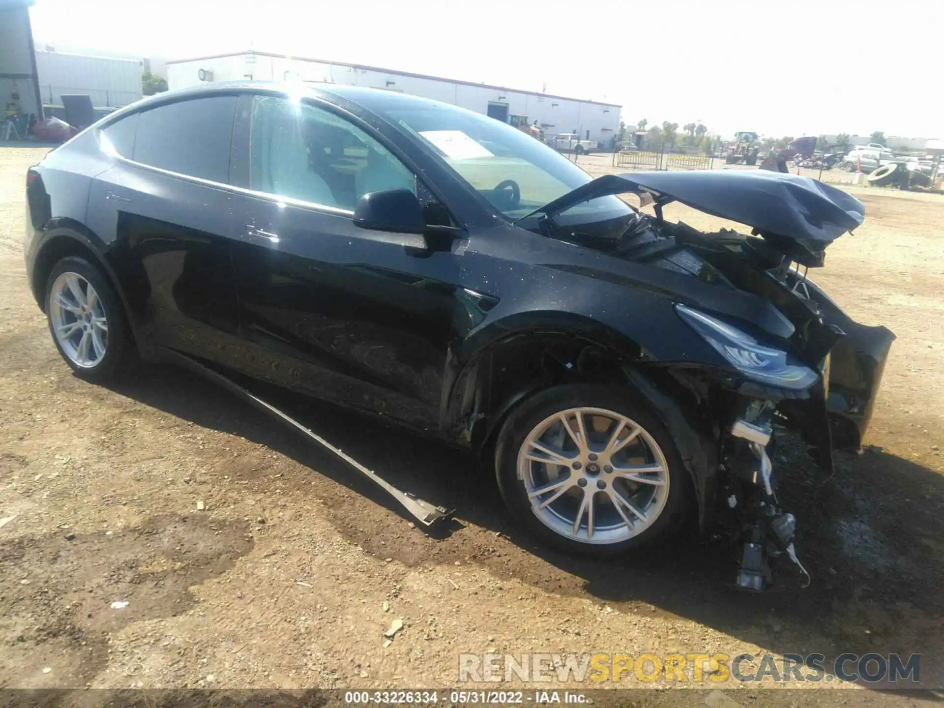 1 Photograph of a damaged car 7SAYGDEE8NF354810 TESLA MODEL Y 2022