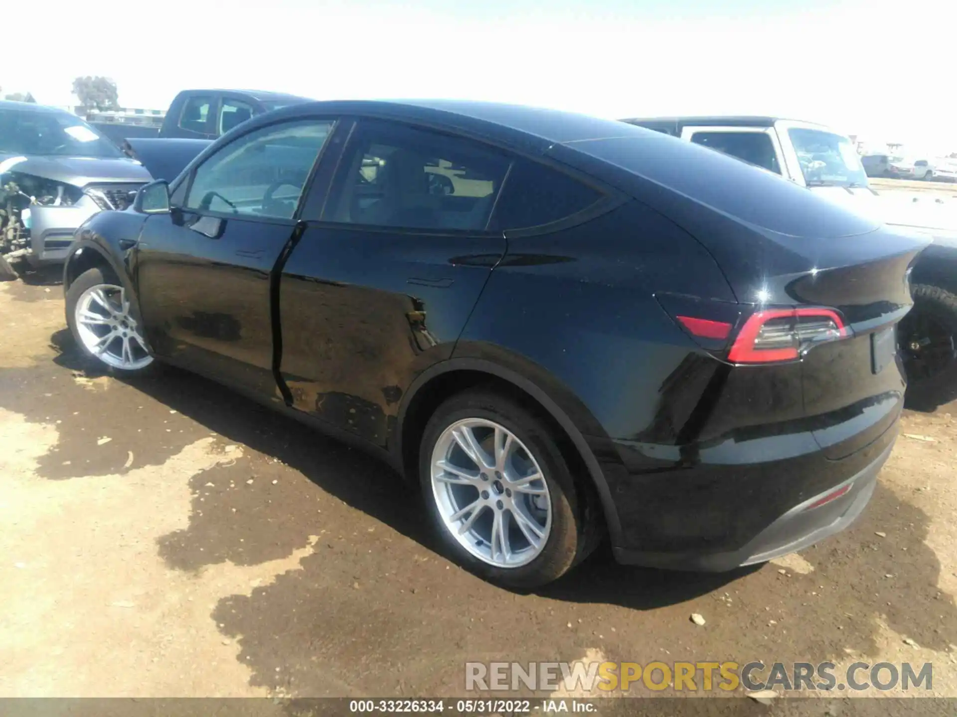 3 Photograph of a damaged car 7SAYGDEE8NF354810 TESLA MODEL Y 2022