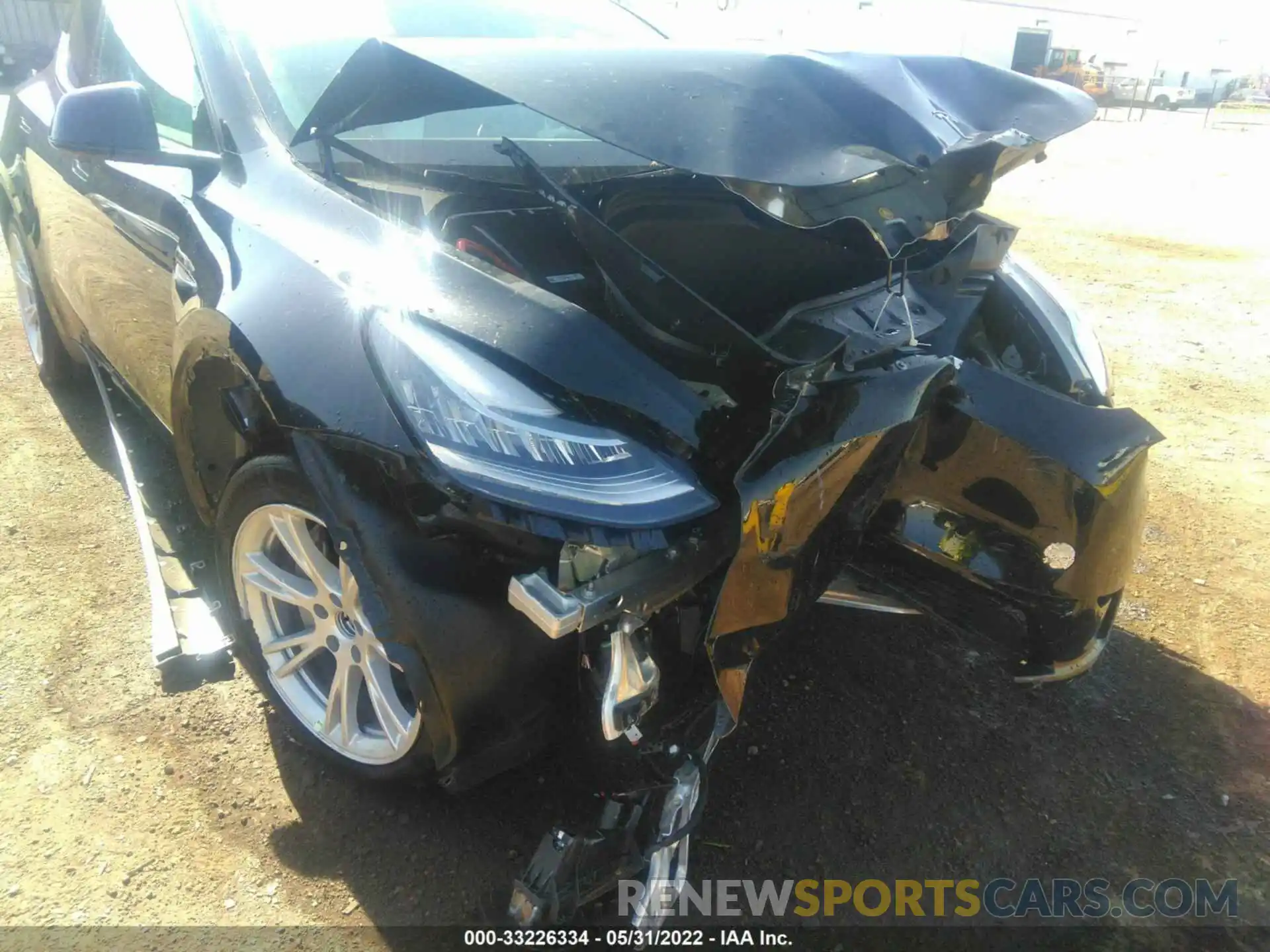 6 Photograph of a damaged car 7SAYGDEE8NF354810 TESLA MODEL Y 2022