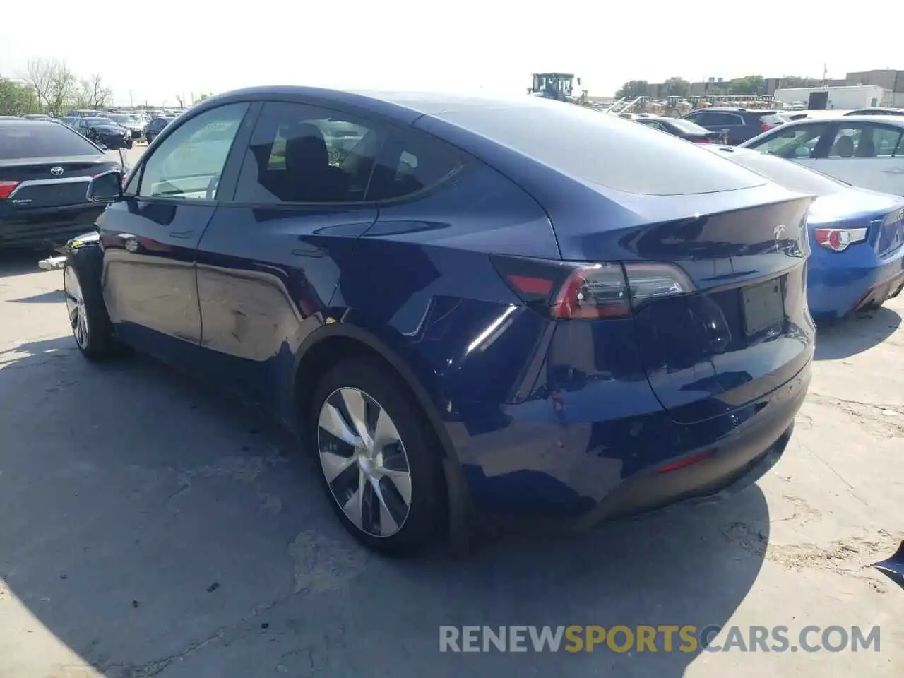 3 Photograph of a damaged car 7SAYGDEE8NF369842 TESLA MODEL Y 2022