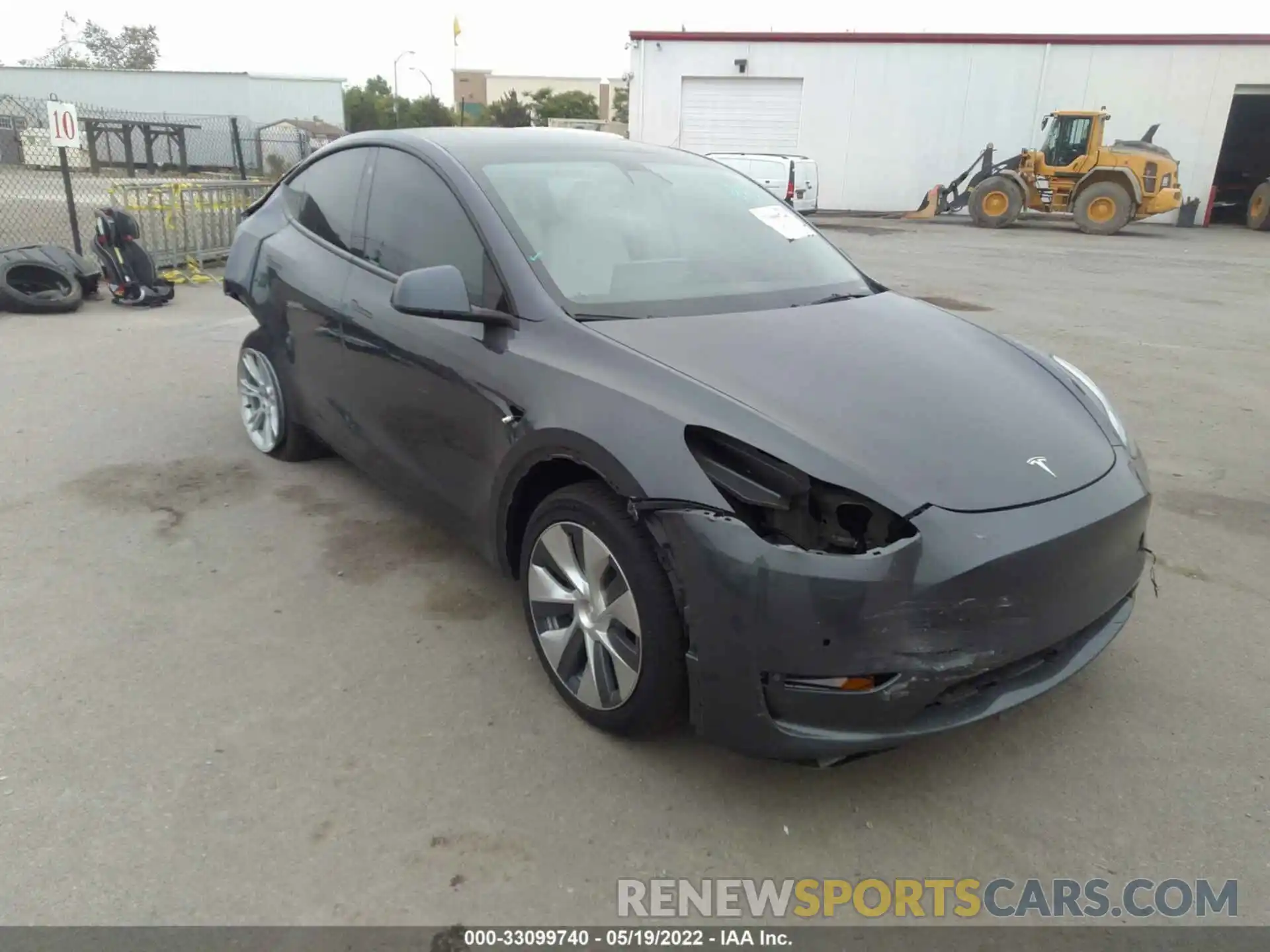 1 Фотография поврежденного автомобиля 7SAYGDEE8NF401334 TESLA MODEL Y 2022