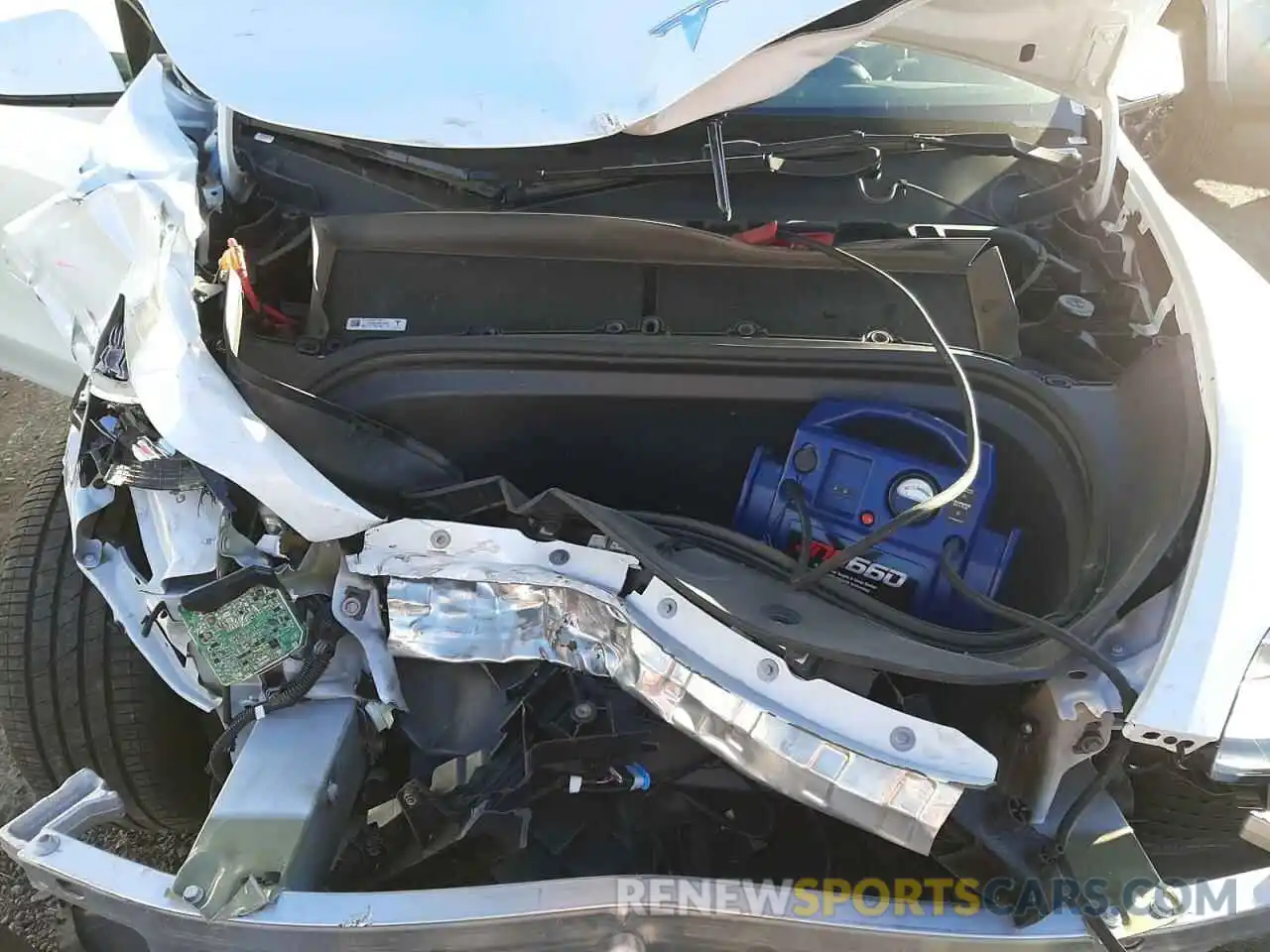 7 Photograph of a damaged car 7SAYGDEE8NF480553 TESLA MODEL Y 2022