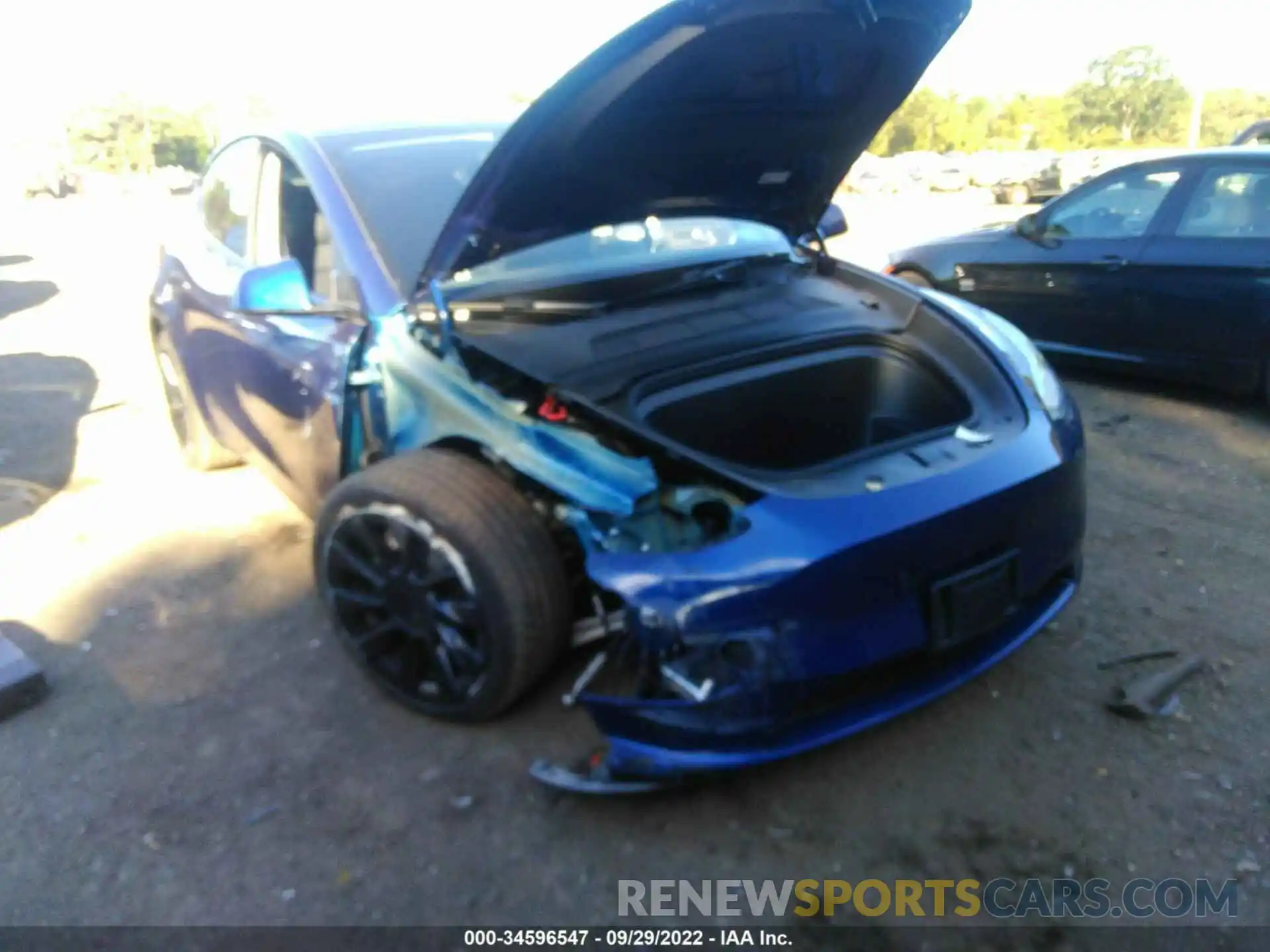 6 Photograph of a damaged car 7SAYGDEE8NF481055 TESLA MODEL Y 2022