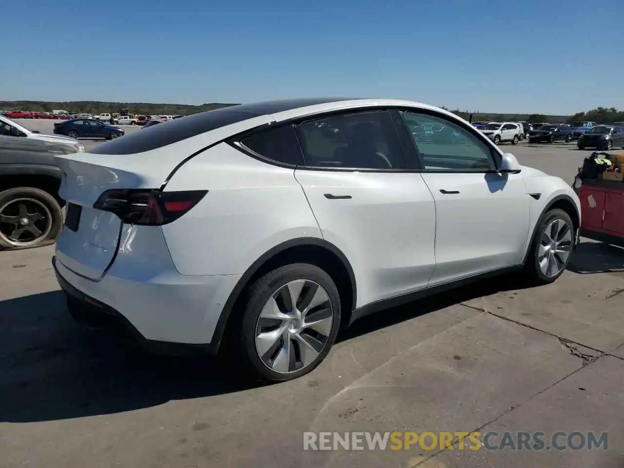 3 Photograph of a damaged car 7SAYGDEE8NF563304 TESLA MODEL Y 2022