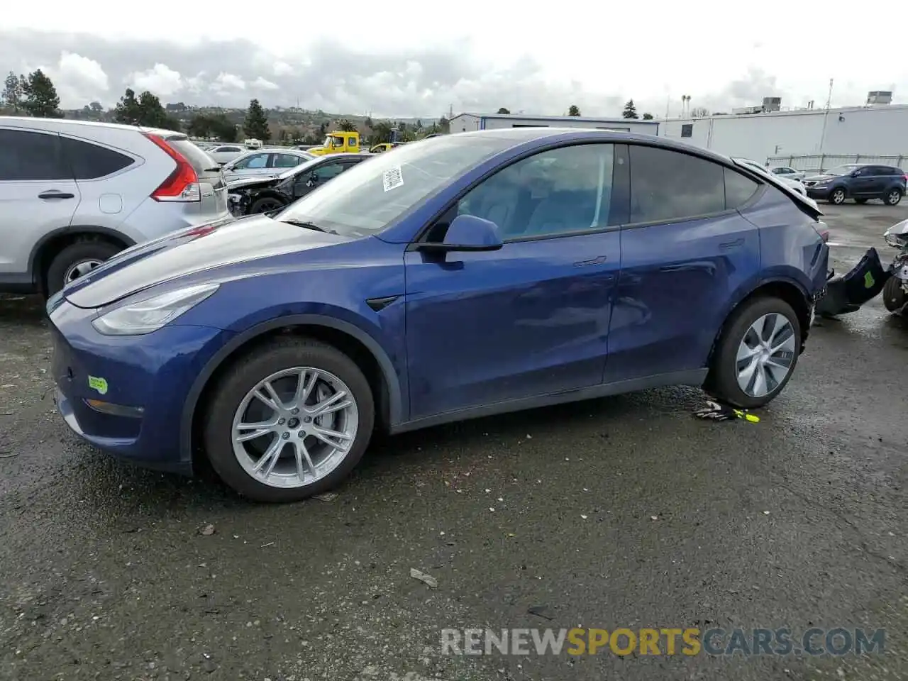 1 Photograph of a damaged car 7SAYGDEE8NF576490 TESLA MODEL Y 2022