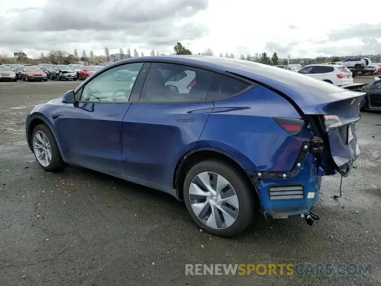 2 Photograph of a damaged car 7SAYGDEE8NF576490 TESLA MODEL Y 2022